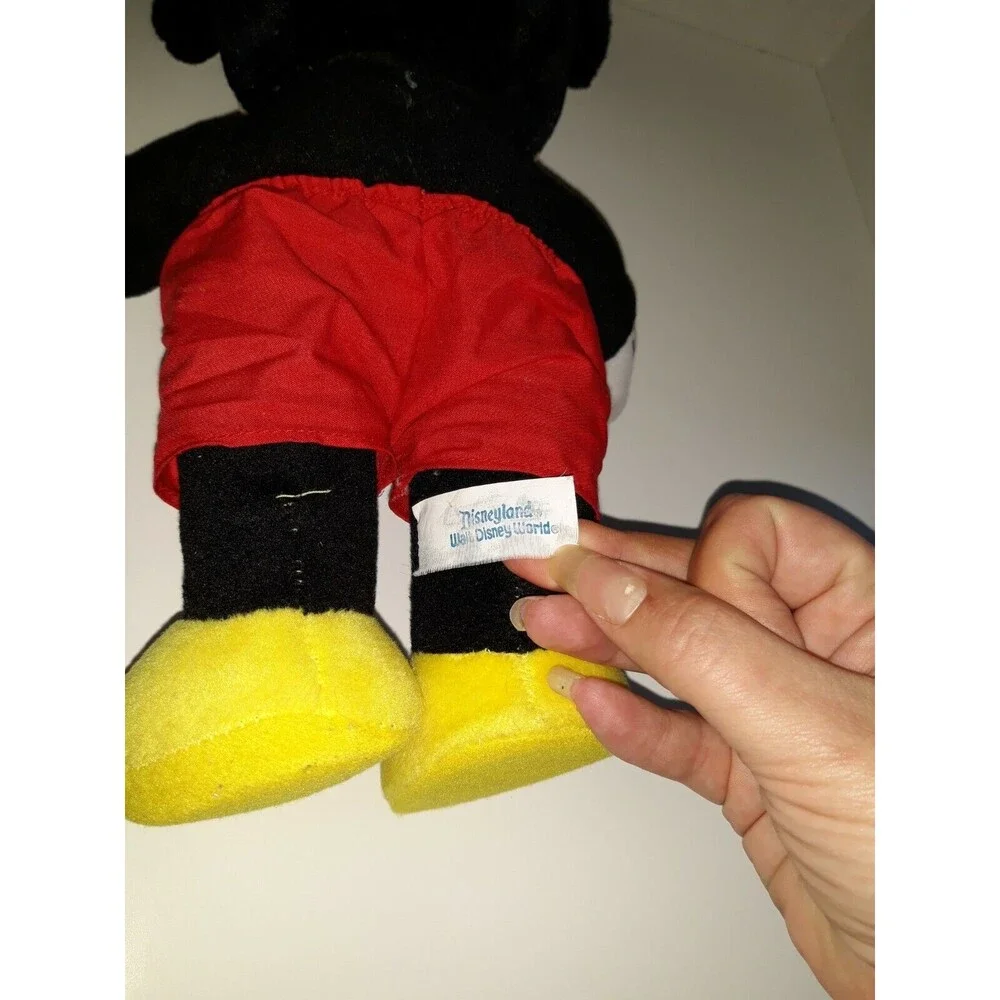 Vintage Mickey Mouse Stuffed Animal Toy Doll, Walt Disney World Disneyland 12